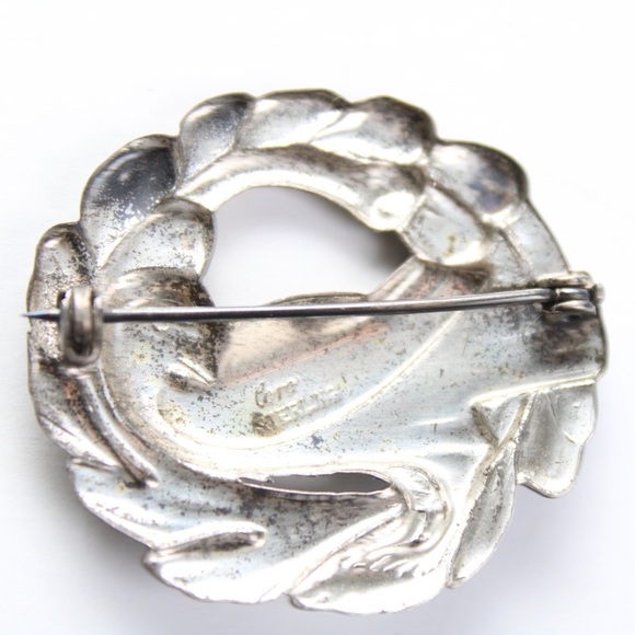 CORO VINTAGE DOVE BIRD STERLING SILVER PIN BROOCH - Picture 4 of 4